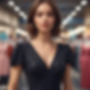 Modern Online Marketplace Trendy online shopping interface showcasing dresses
