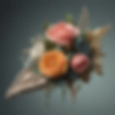 A historical depiction showcasing the evolution of corsages through time.