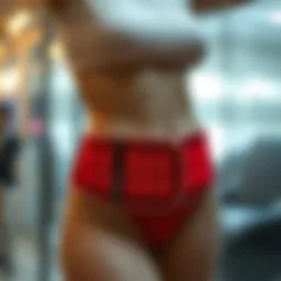 A modern heating belt designed for menstrual discomfort