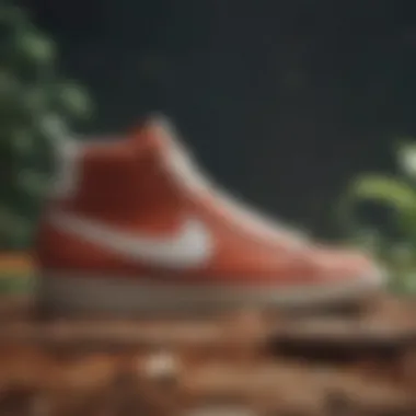 Sustainable materials used in the making of Nike Blazer Leather