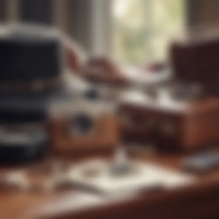 Stylish accessories that complement vintage business outfits