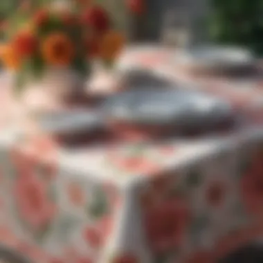 Notable The Aesthetic and Functional Aspects of 3D Floral Tablecloths