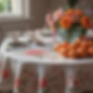 The Aesthetic and Functional Aspects of 3D Floral Tablecloths Summary