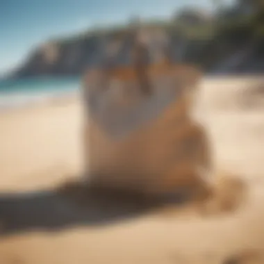 Durable materials used in sand resistant beach bags