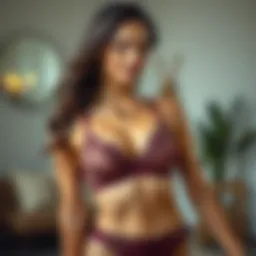 Elegant and comfortable lingerie designed for yoga practice