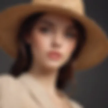 Different materials used in straw hats, emphasizing their versatility and aesthetic appeal.